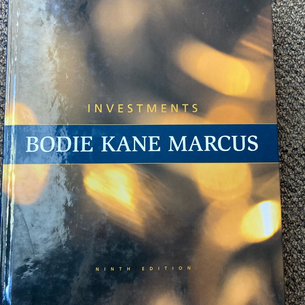 Bodie Kane Marcus Investments Textbook